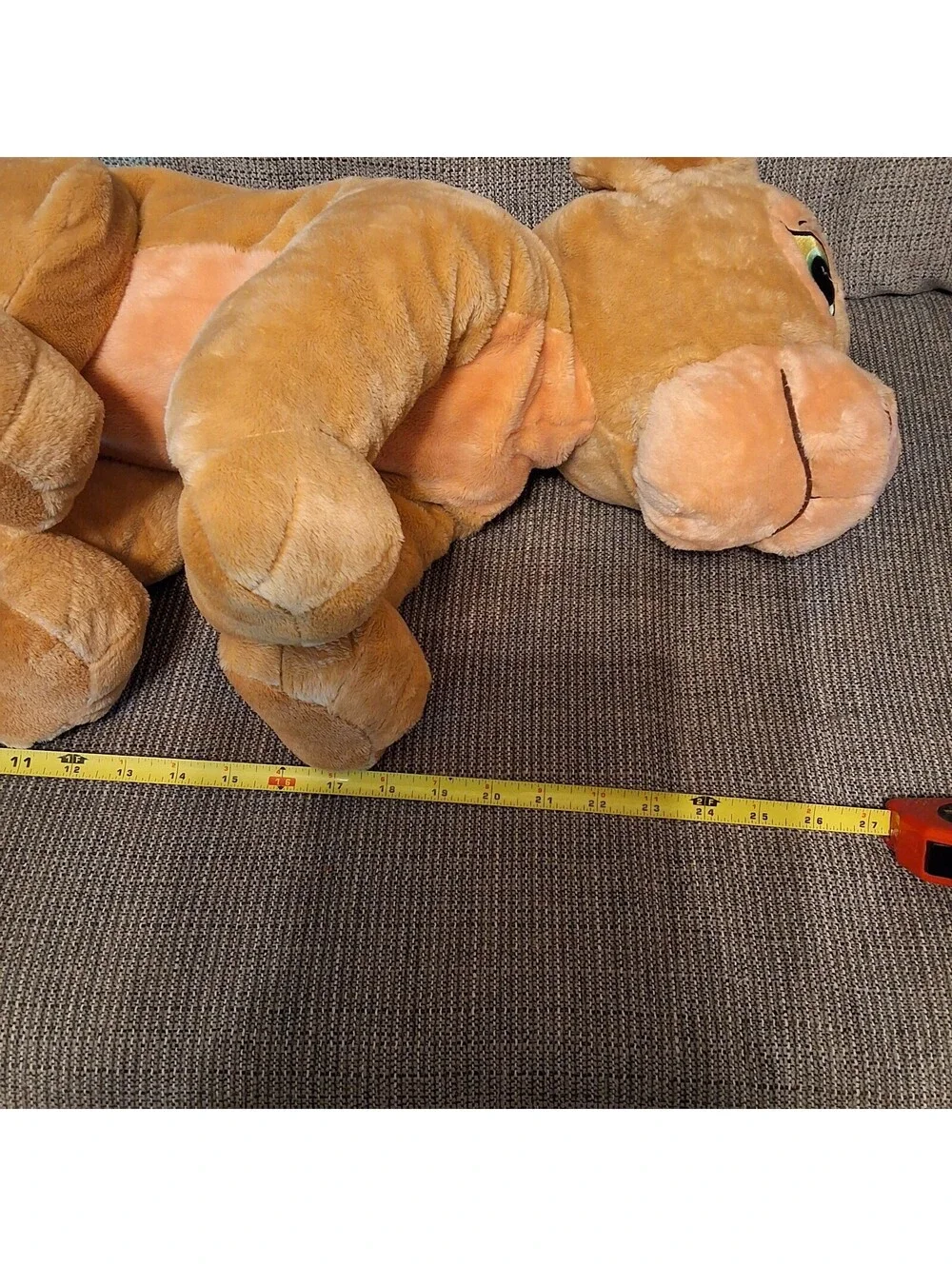 Disney Store Plush Nala Lion Cub with Pink Flower